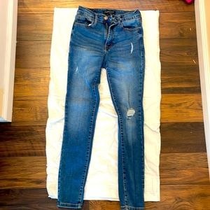 Girls jeans worn once